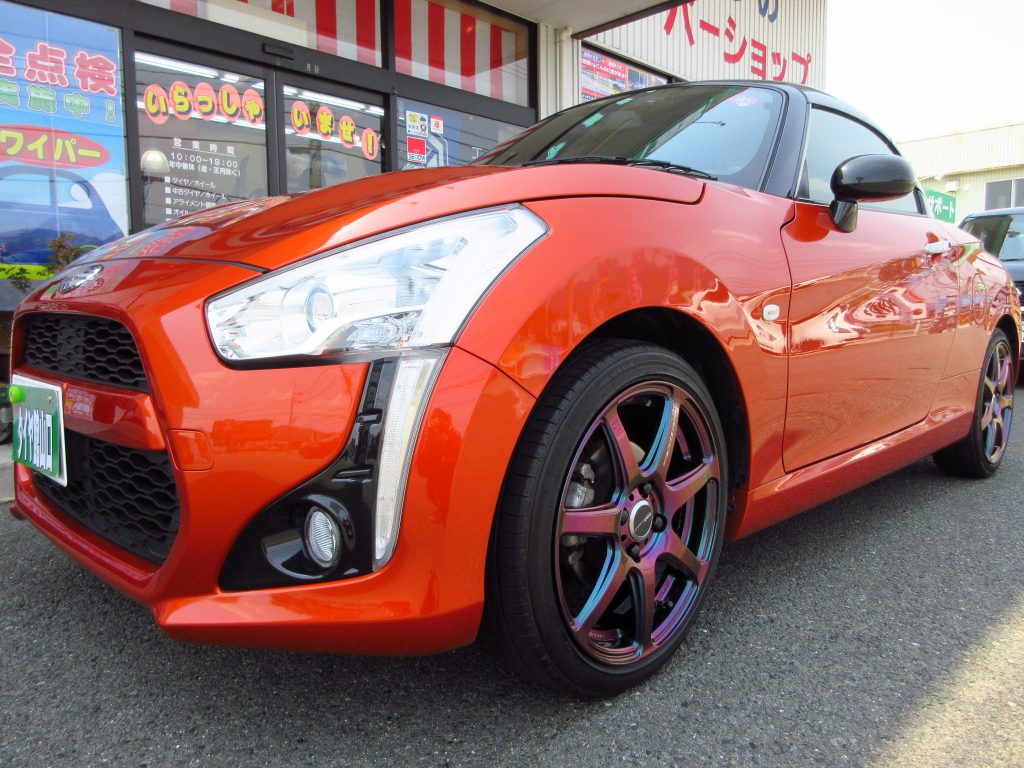 コペンにWORKエモーションT7R取り付けました | 山口で