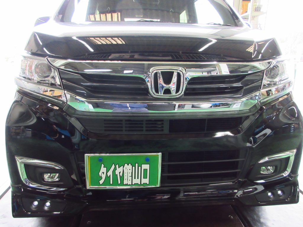 Nワゴンに無限フロントリップスポイラー取り付けました | 山口で